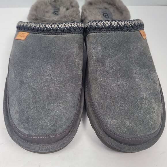 UGG Tasman Men's Dark Gray Slip-On Slippers S/N 1103900 US Size 11 - Picture 7 of 9